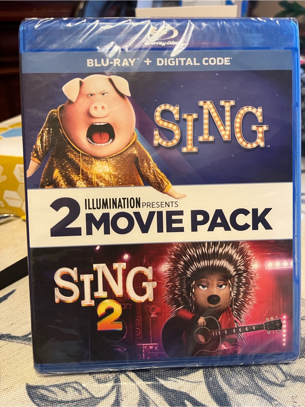 Illumination SING 2 Movie Pack - Blu-ray + Digital Code - Blue Case